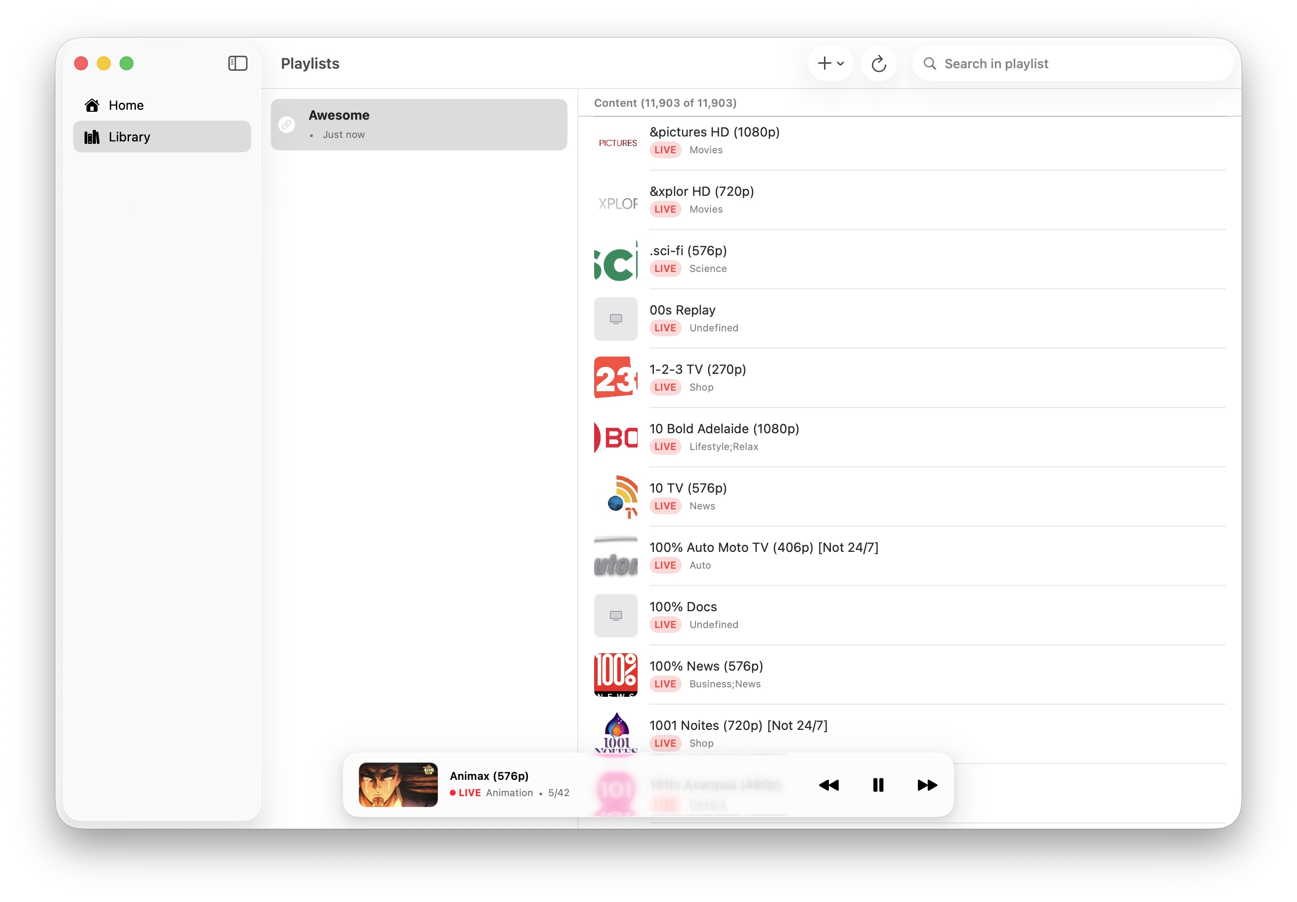 ShallowTV — playback