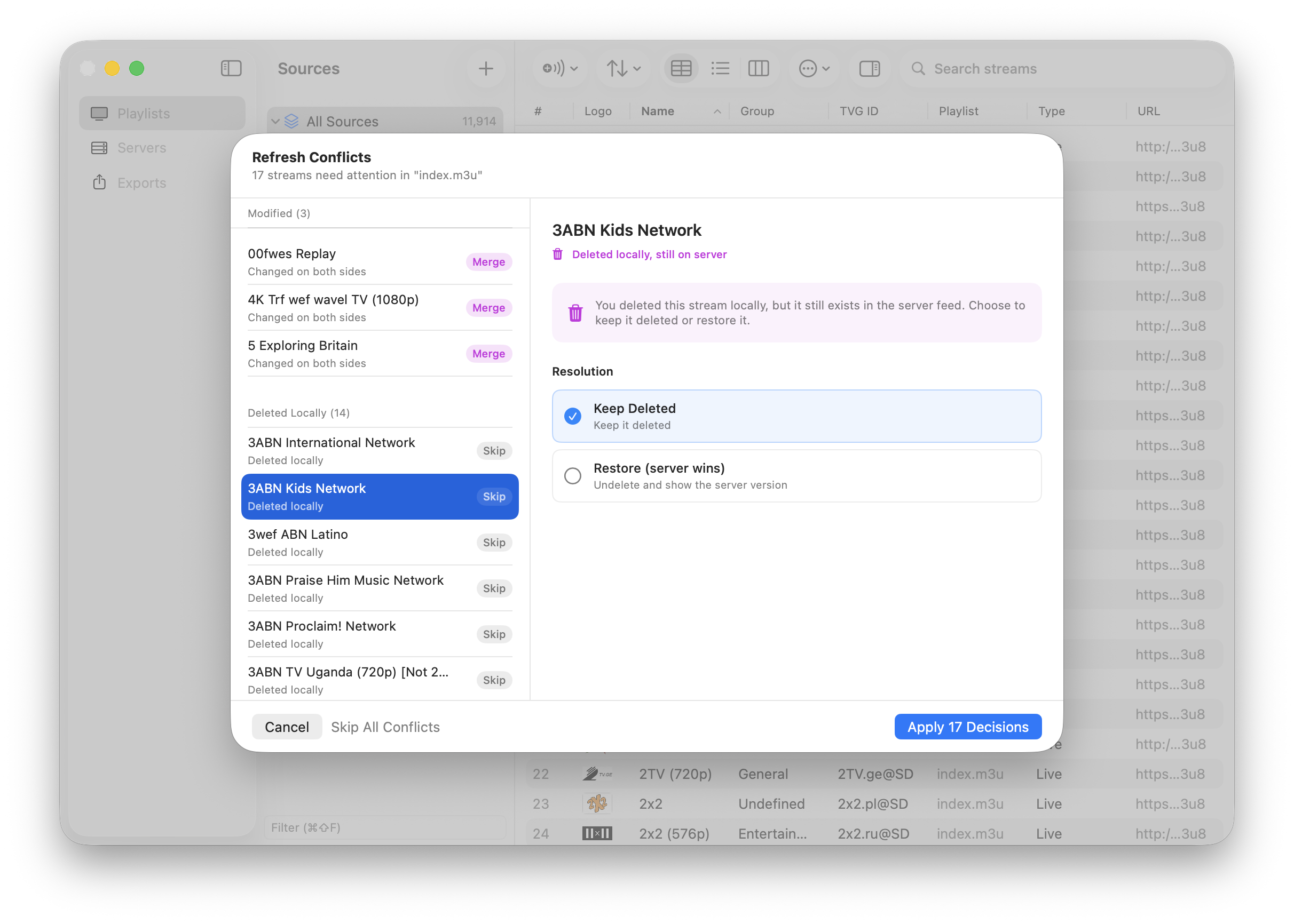 Streamline — iPhone